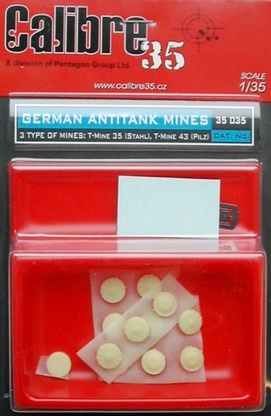 1/35 German WWII AT Mines w/Decals