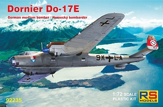 Plastikový model letadla 1/72 Dornier 17 E 4 decal v. for Luftwaffe, Croatia, Spain