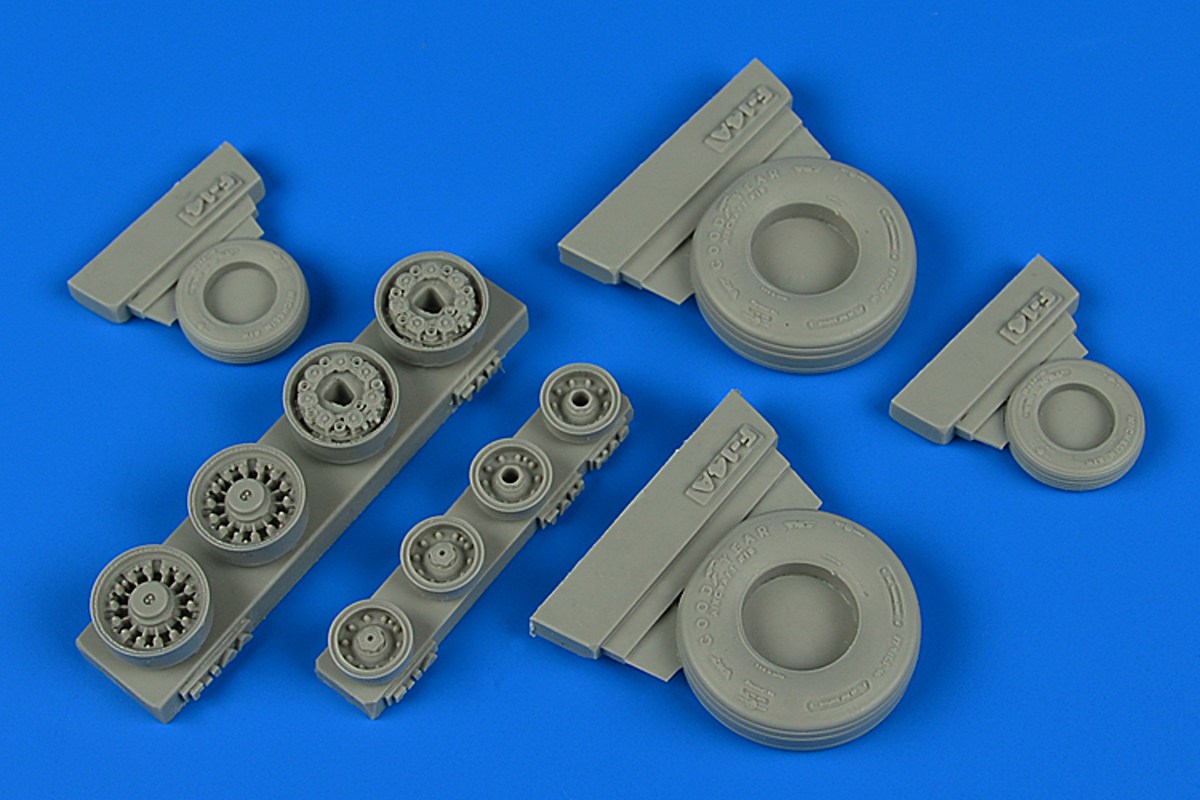 1/48 F-14A Tomcat weighted wheels