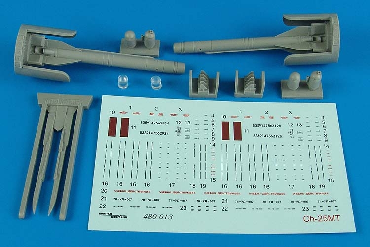 1/48 Ch-25MT (AS-10 Karen) air-to-ground missiles