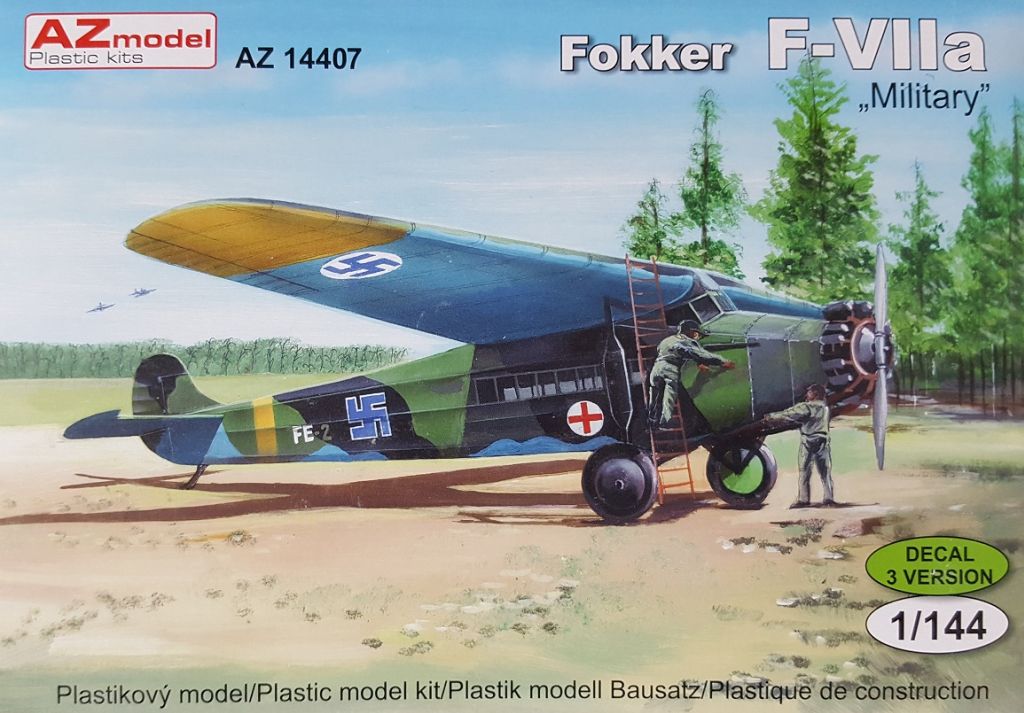 1/144 Fokker F-VIIa Military