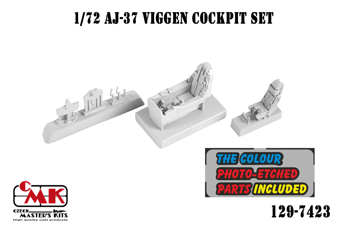 1/72 AJ-37 Viggen Cockpit Set