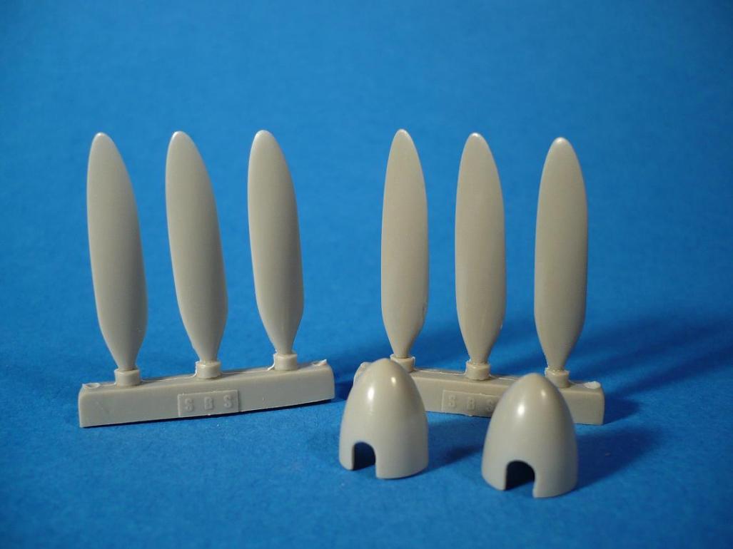 1/48 He-219 Short spinner Propeller set - Resin for Tamiya