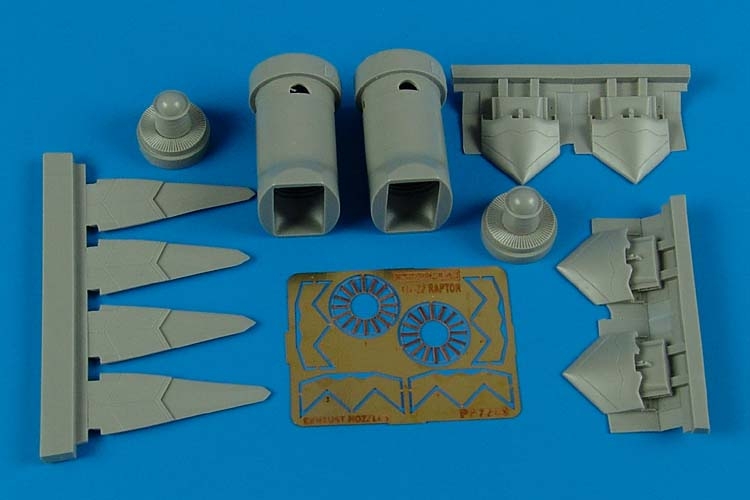 1/72 F-22A Raptor exhaust nozzles