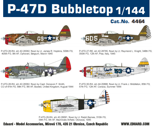 1/144 P-47D Bubbletop