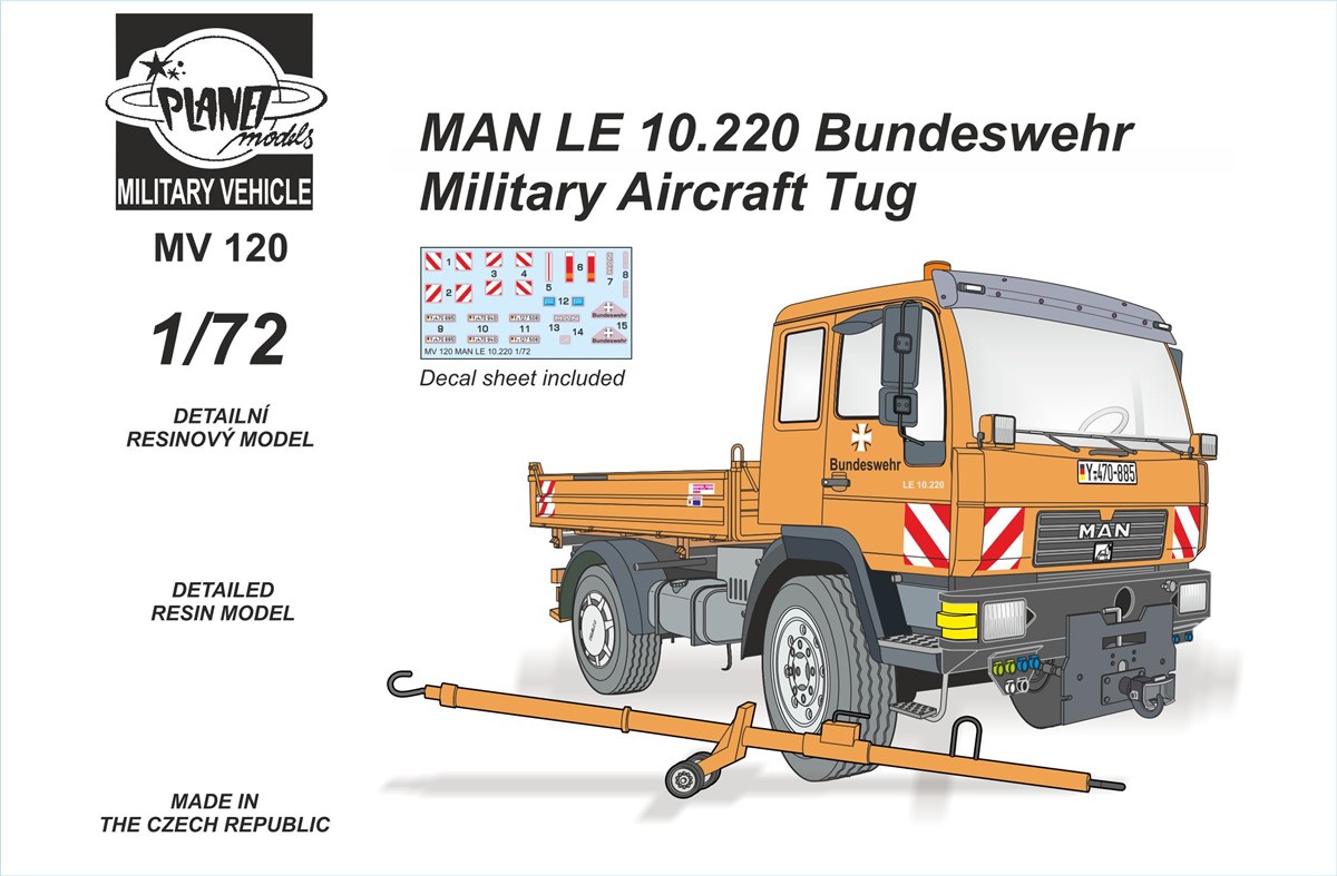 1/72 MAN LE 10.220 Bundeswehr Military Aircraft Tu