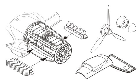 1/72 He 111H - engine set for HAS