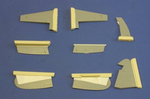 1/48 Westland Wywern control surf. set for Trum.