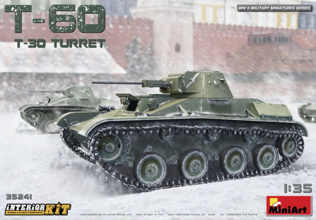 1/35 T-60  (T-30 Turret)  Interior Kit