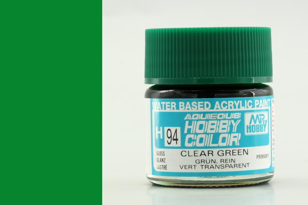 Hobby Color - Clear Green - Transparentní zelená - 10ml