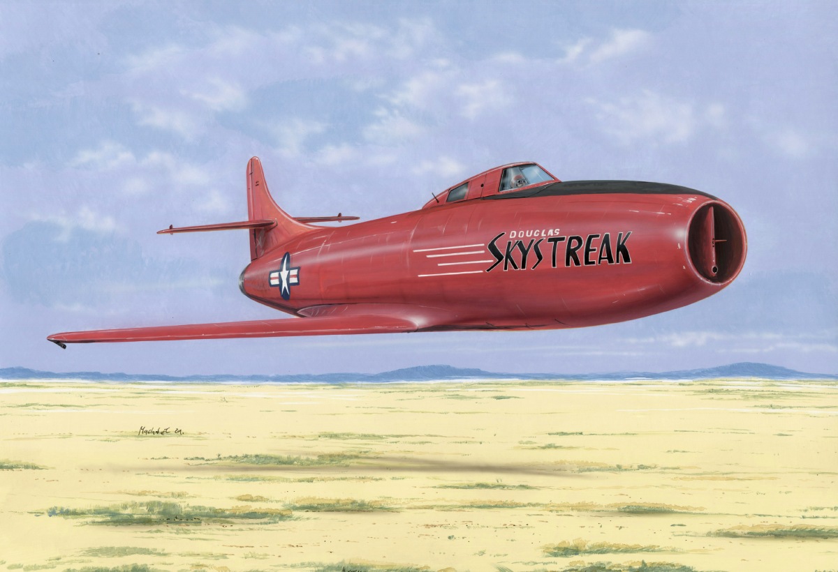 Plastikový model letadla 1/72 D-558-1 Skystreak