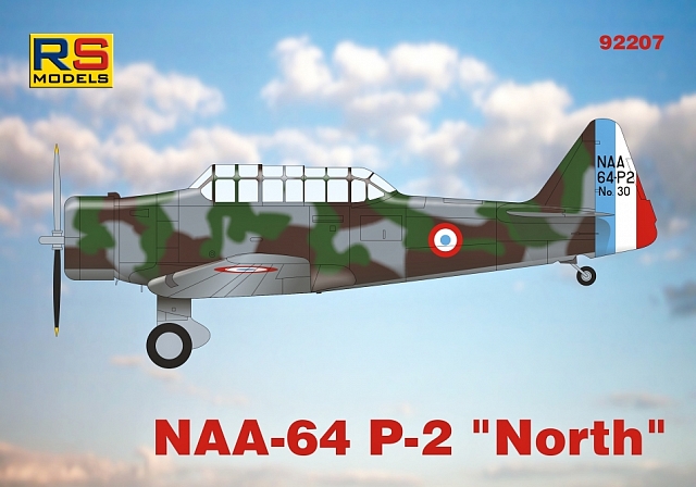 Plastikový model letadla 1/72 NAA-64 P-2 "North" 5 decal v. for France, Luftwaffe