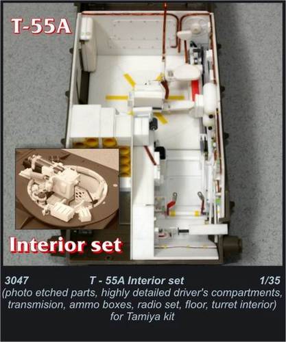 1/35 T-55A - interior set for TAM