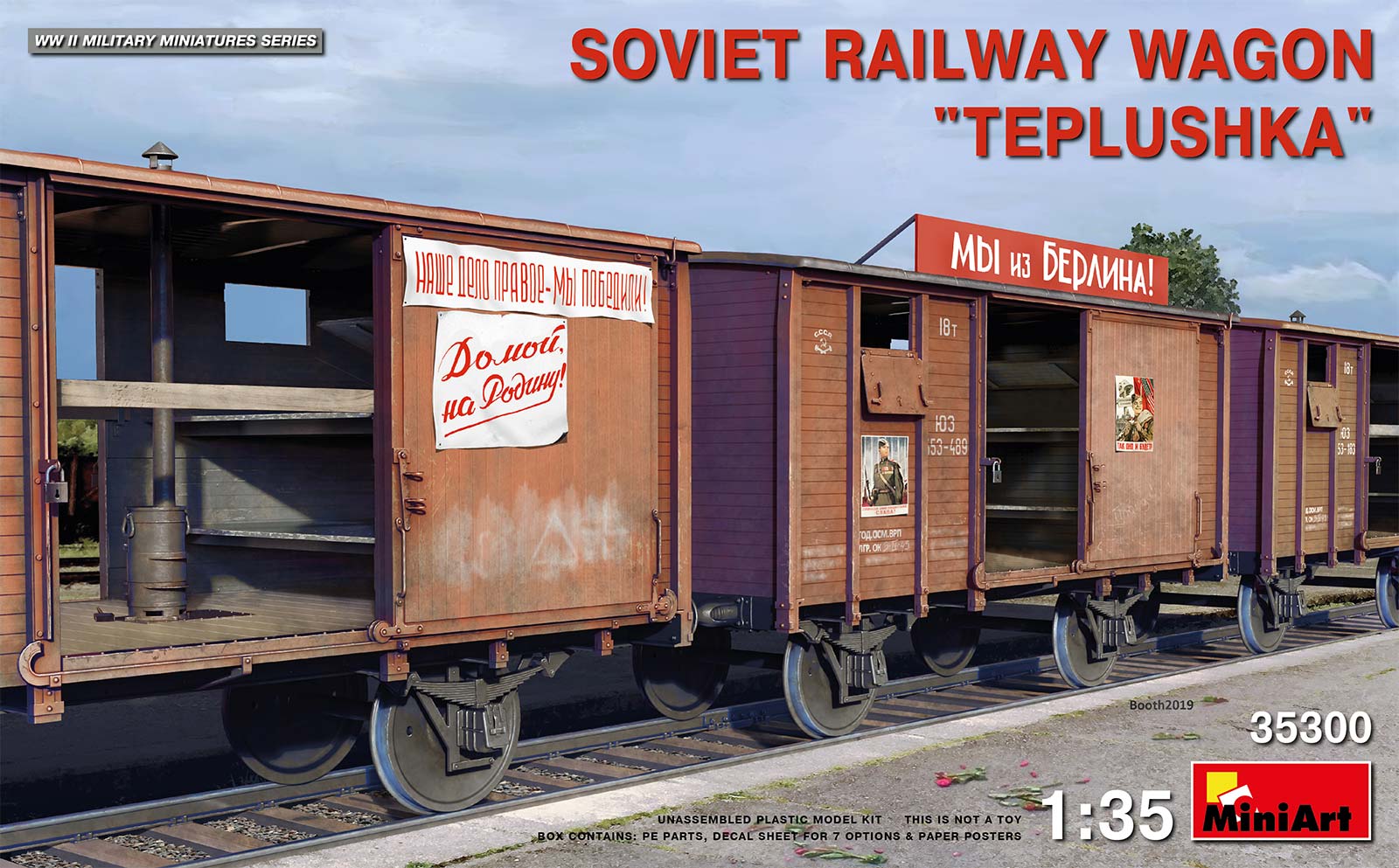 1/35 Soviet Railway Wagon "Teplushka"