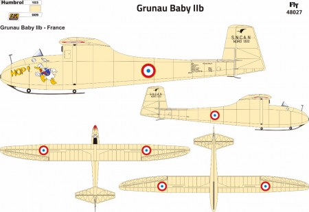 1/48 Grunau Baby IIb France 2