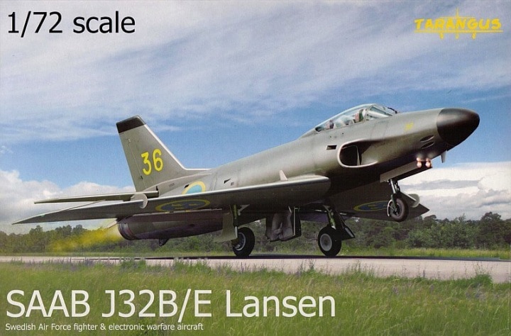 1/72 SAAB J32B Lansen fighter