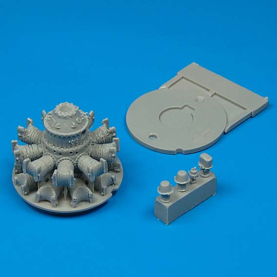 1/48 F4U-7 Corsair engine