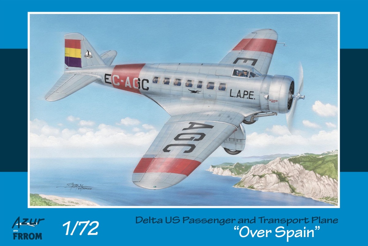 1/72 Delta US Passenger and Transport Plane Over S