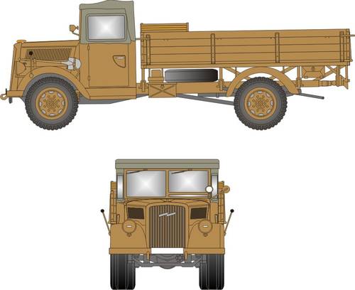 1/35 Opel Blitz Wood cab conv.for TAM.