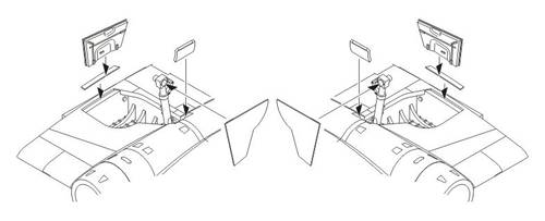 1/72 Canberra PR.Mk.9 Undercarriage bays Airf.