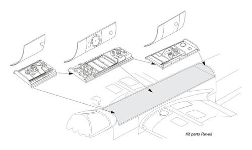 1/32 He 219A – Dorsal Fuel Tanks for Revell kit