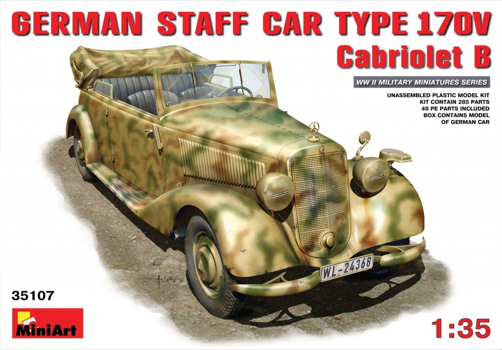 1/35 German Staff Car  Typ 170V. Cabriolet B