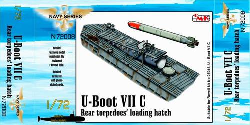 1/72 U-Boot VII Rear torpedoes loading hatch for