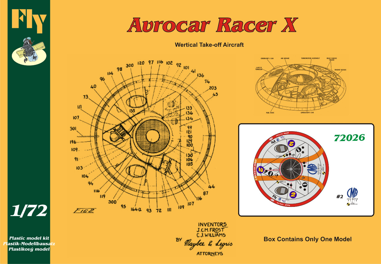 1/72 Avrocar Racar X  CMR