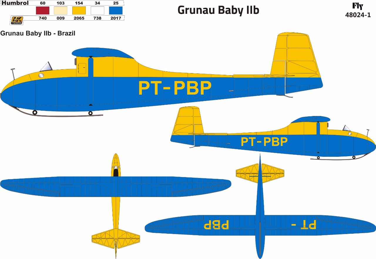 1/48 Grunau Baby IIb Brasil 1,2