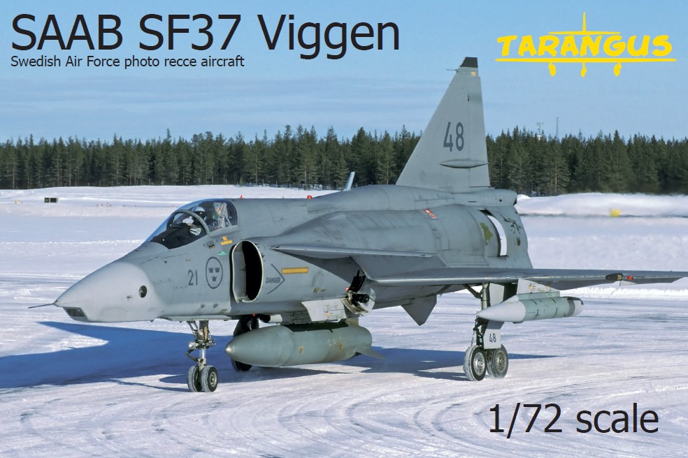 1/72 SAAB SF37 Viggen photo recce