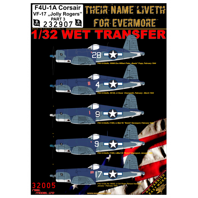 1/32 F4U-1A VF-17 "Jolly Rogers" - Part 3 - 