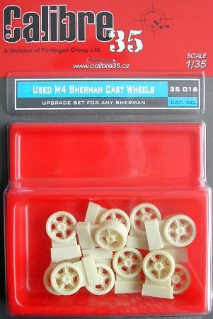 1/35 Used M4 Sherman Cast Wheels