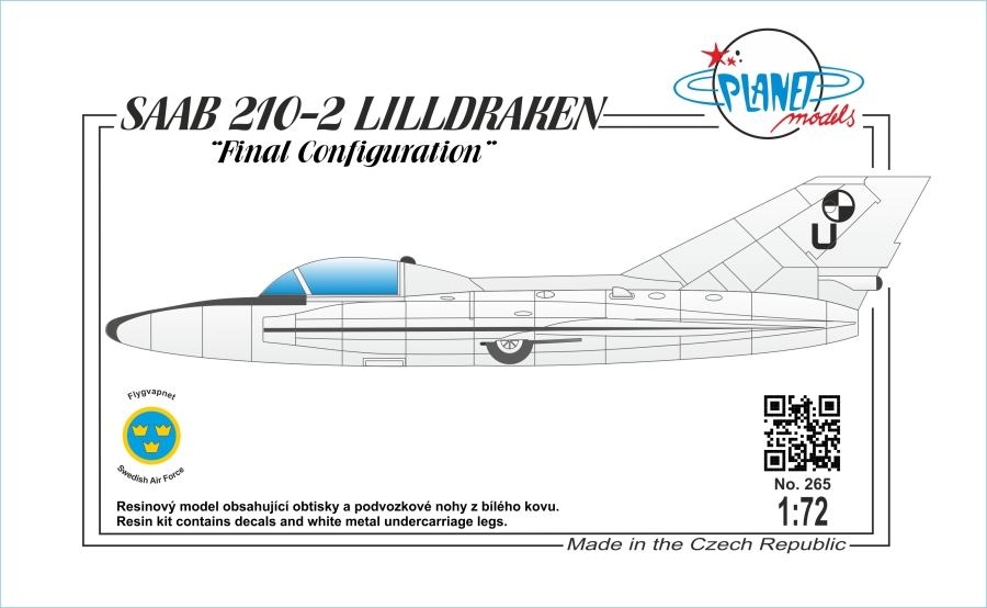 1/72 SAAB 210-II Final Configuration