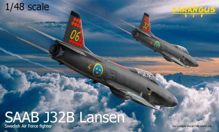 1/48 SAAB J32B Lansen fighter