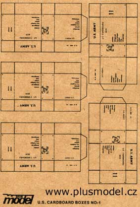 1/35 U.S. Cardboard Boxes