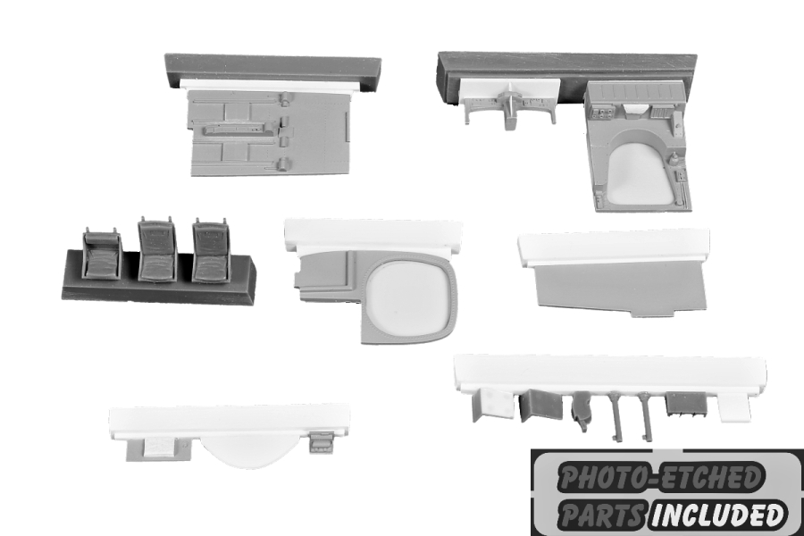 1/72 B-25C/D Pilots' Cockpit and Radio Compartment