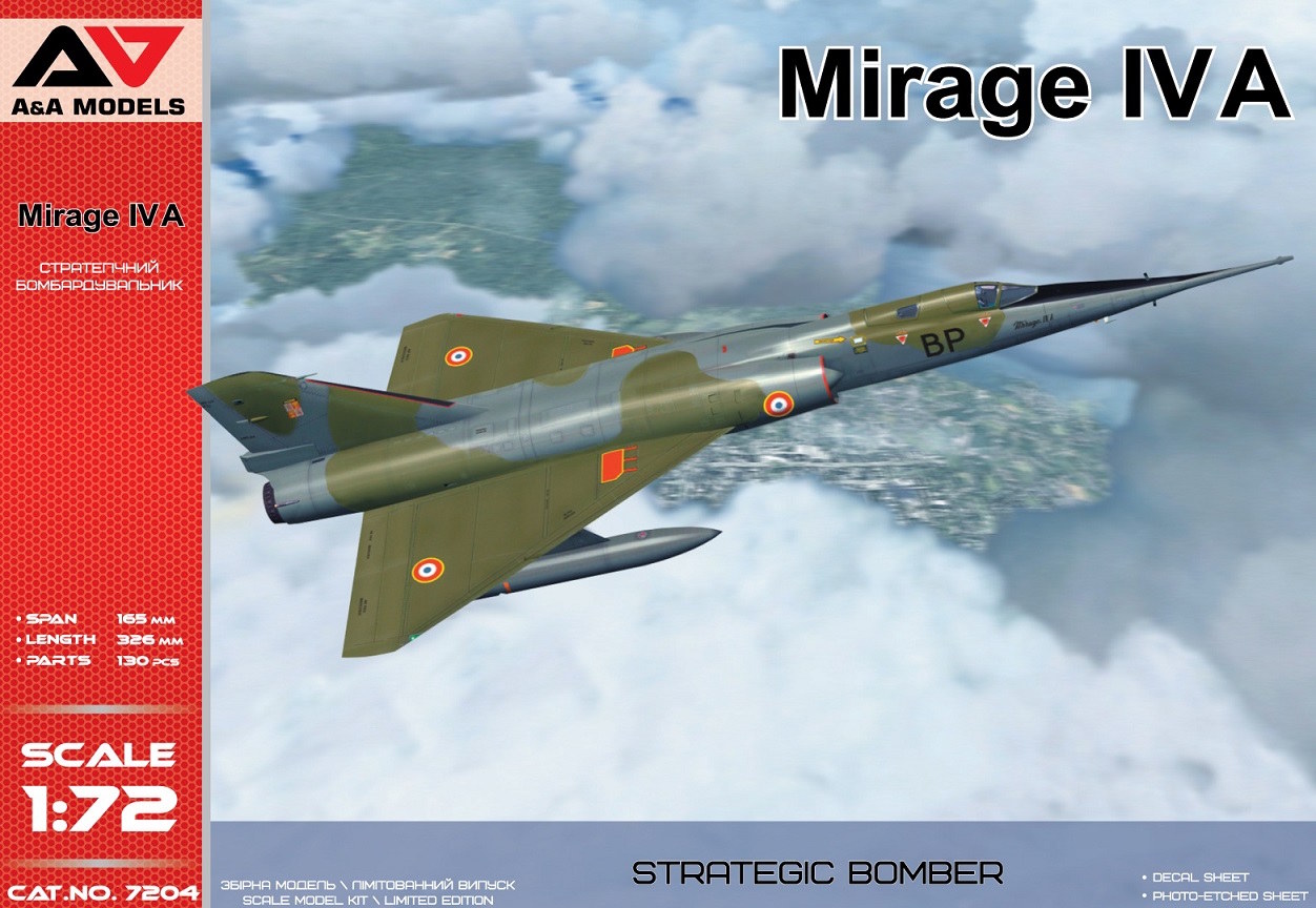 1/72 Mirage IVA Strategic bomber (re-release)