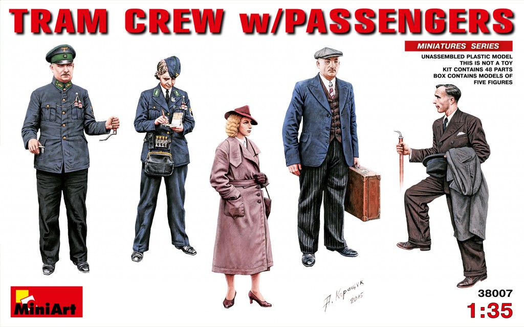 1/35 Tram Crew with Passengers