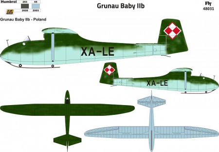 1/48 Grunau Baby IIb Poland