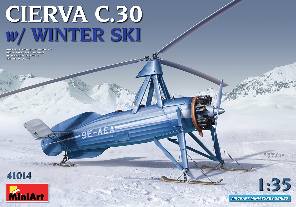 1/35 Cierva C.30 with Winter Ski