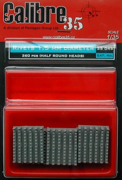 1/35 Rivets 1,5mm (half-round)  360pcs