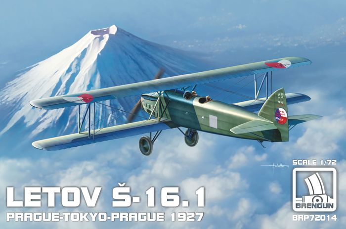 1/72 Letov S-16 1 Prague-Tokyo-Prague Plastic kit with PE parts