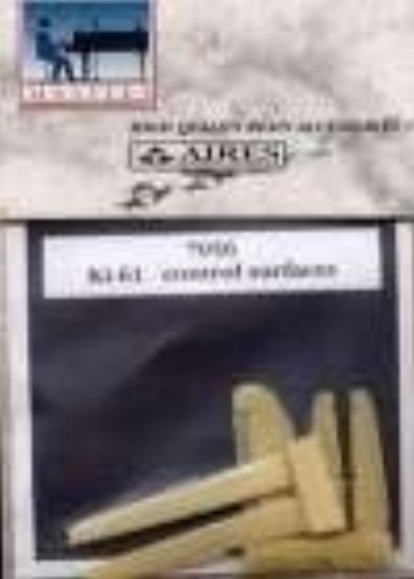 1/72 Ki-61 control surfaces