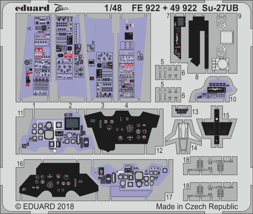 1/48 Su-27UB  for HOBBY BOSS kit