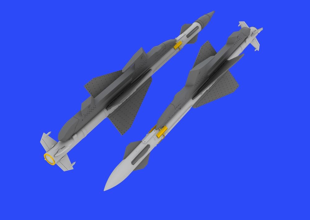 1/48 R-23R missiles for MiG-23  for EDUARD/TRUMPETER kit