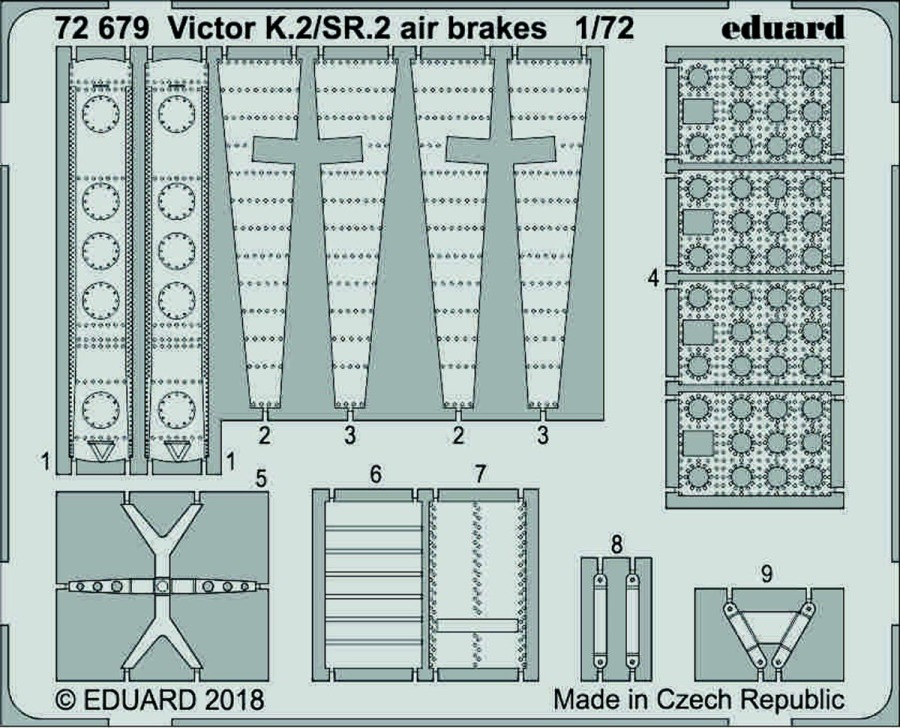 1/72 Victor K.2/SR.2 airbrakes for AIRFIX kit