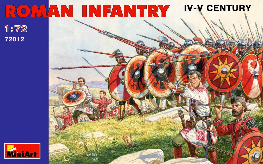 1/72 Roman infantry. III- IV century