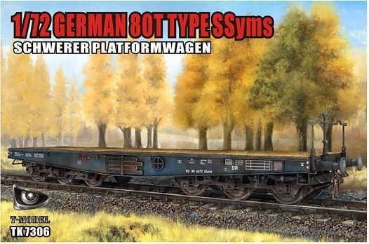 1/72 GERMAN 80T TYPE SSYMS SCHWERER PLATFORMWAGEN