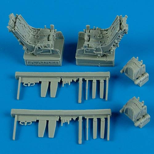 1/48 Su-27UB ejection seats with safety belts