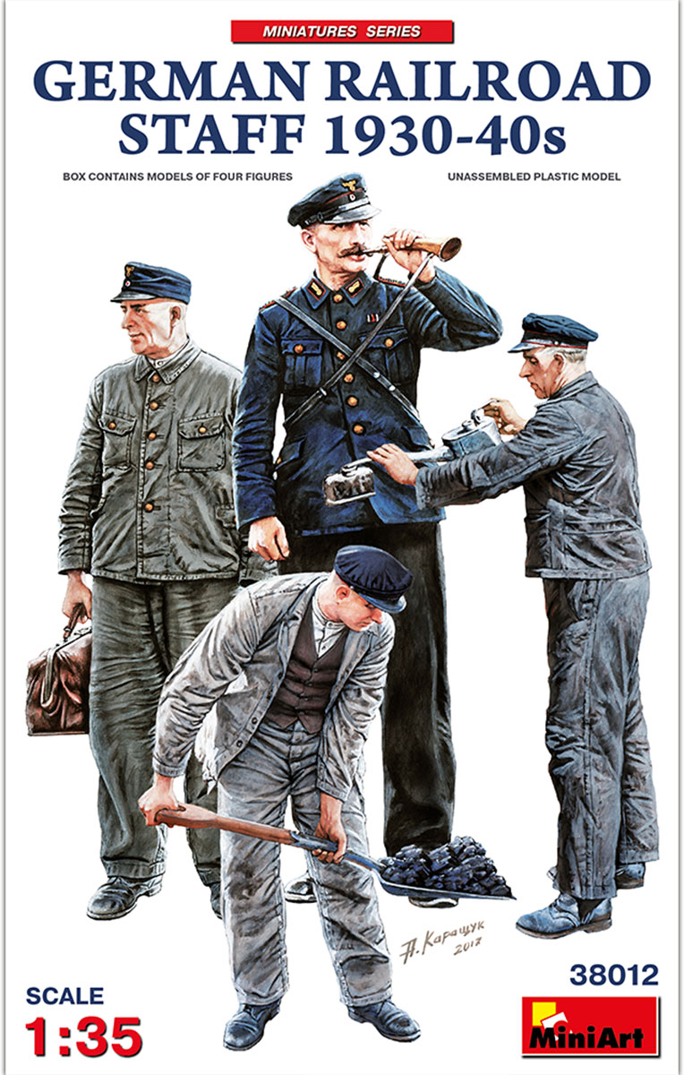 1/35 German Railroad Staff 1930-40s